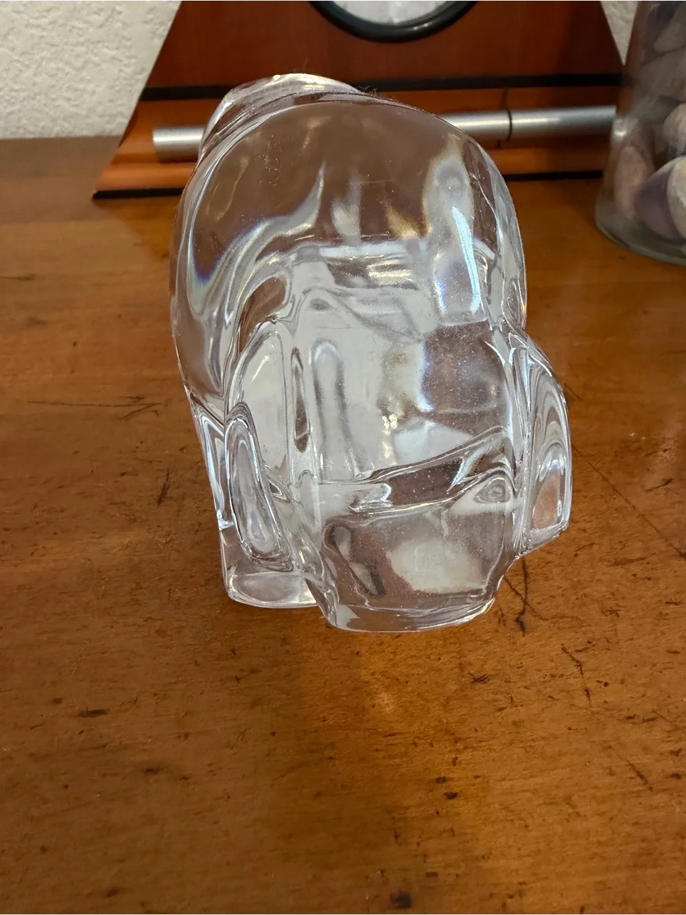 Tiffany Crystal Bull paperweight-Rare Find